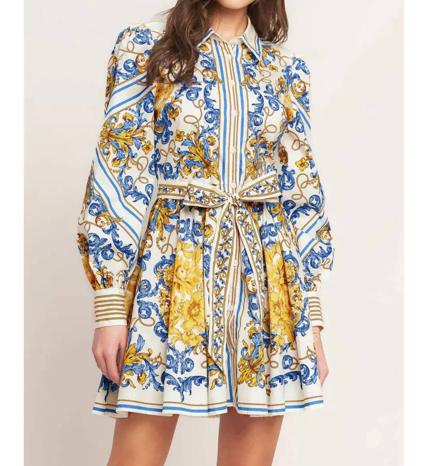 Flying Tomato - Floral Woven Mini Dress