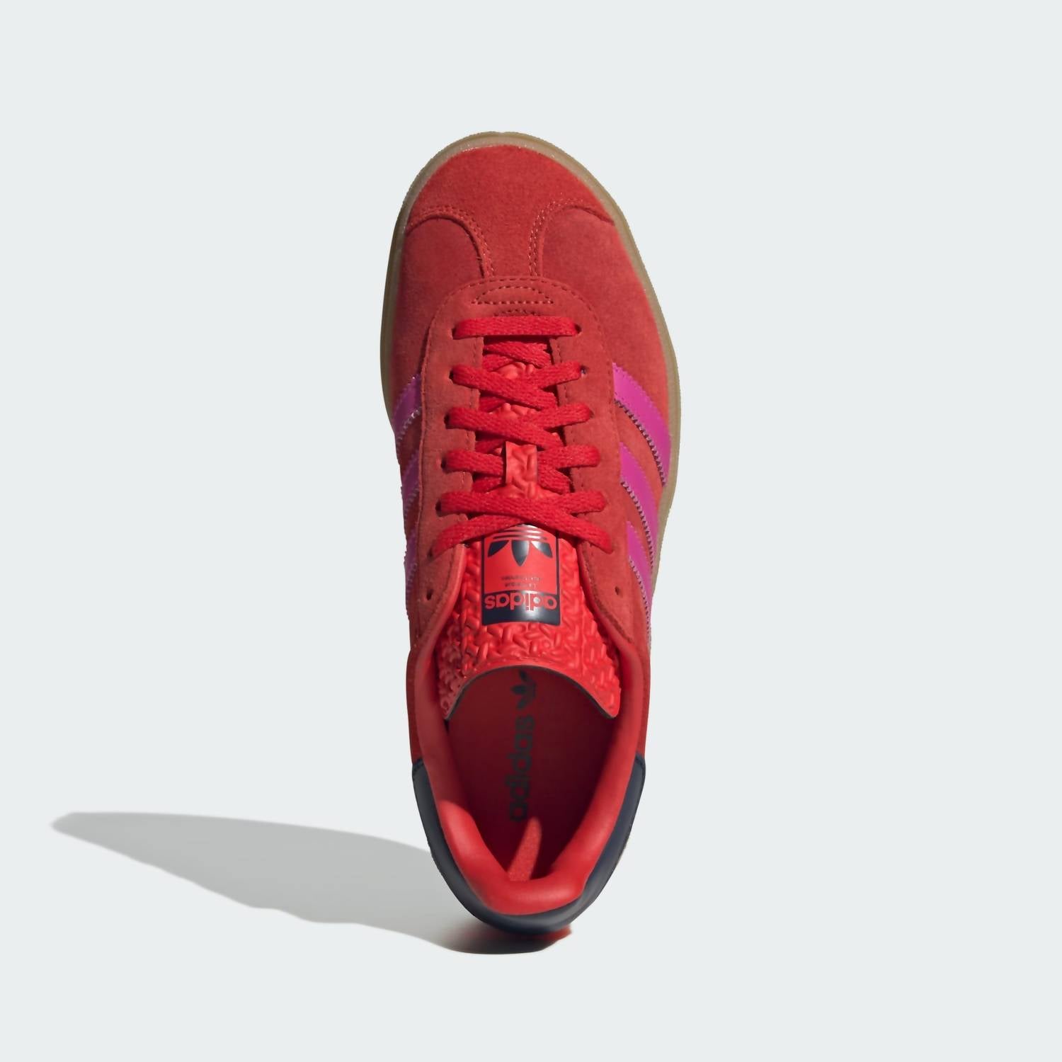 adidas Women's Gazelle Bold Sneakers in red semi lucid fuchsia night indigo - women's sneaker - view 8