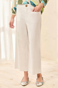 Tribal - Twill Wide Leg Ankle Pant