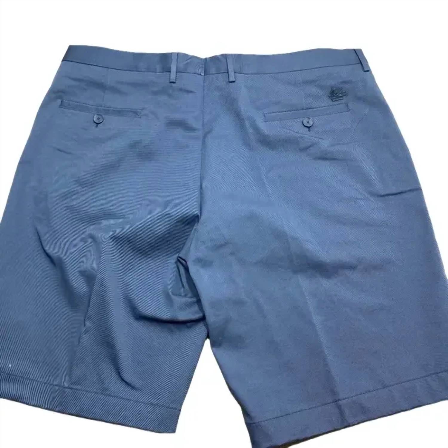 ETRO Men's Straight Leg Cotton Blend Bermuda Shorts in sugar paper blue - men's shorts