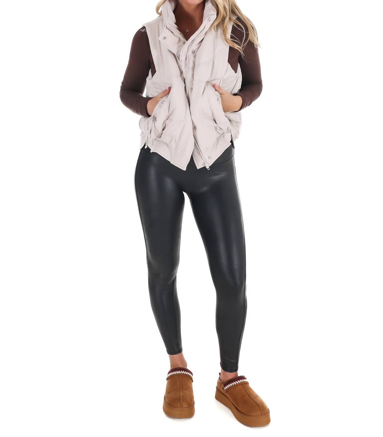 Hyfve - Just Go With It Zip Up Puffer Vest