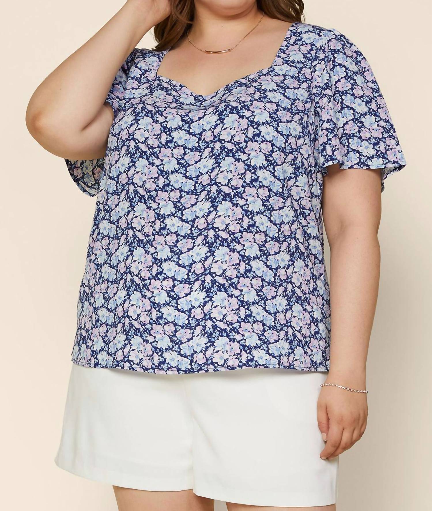 Navy and lavender fields top