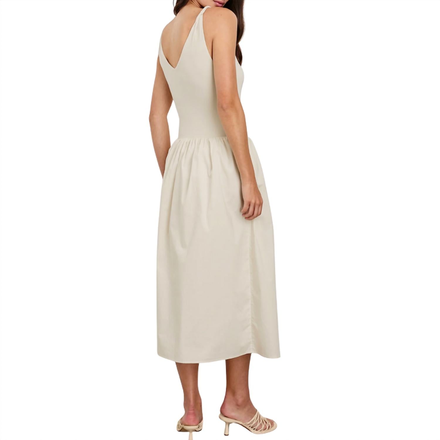 Rails Women's Franca Dress in ivory - women's dress - detail view