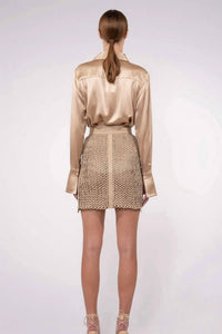 Nonchalant Label - Cassia Button-down Top