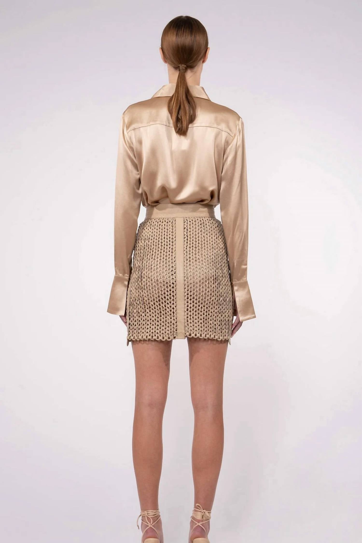 Nonchalant Label - Cassia Button-down Top