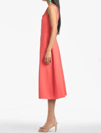 SACHIN & BABI Steph Midi Dress in coral - women's dress - alternate view