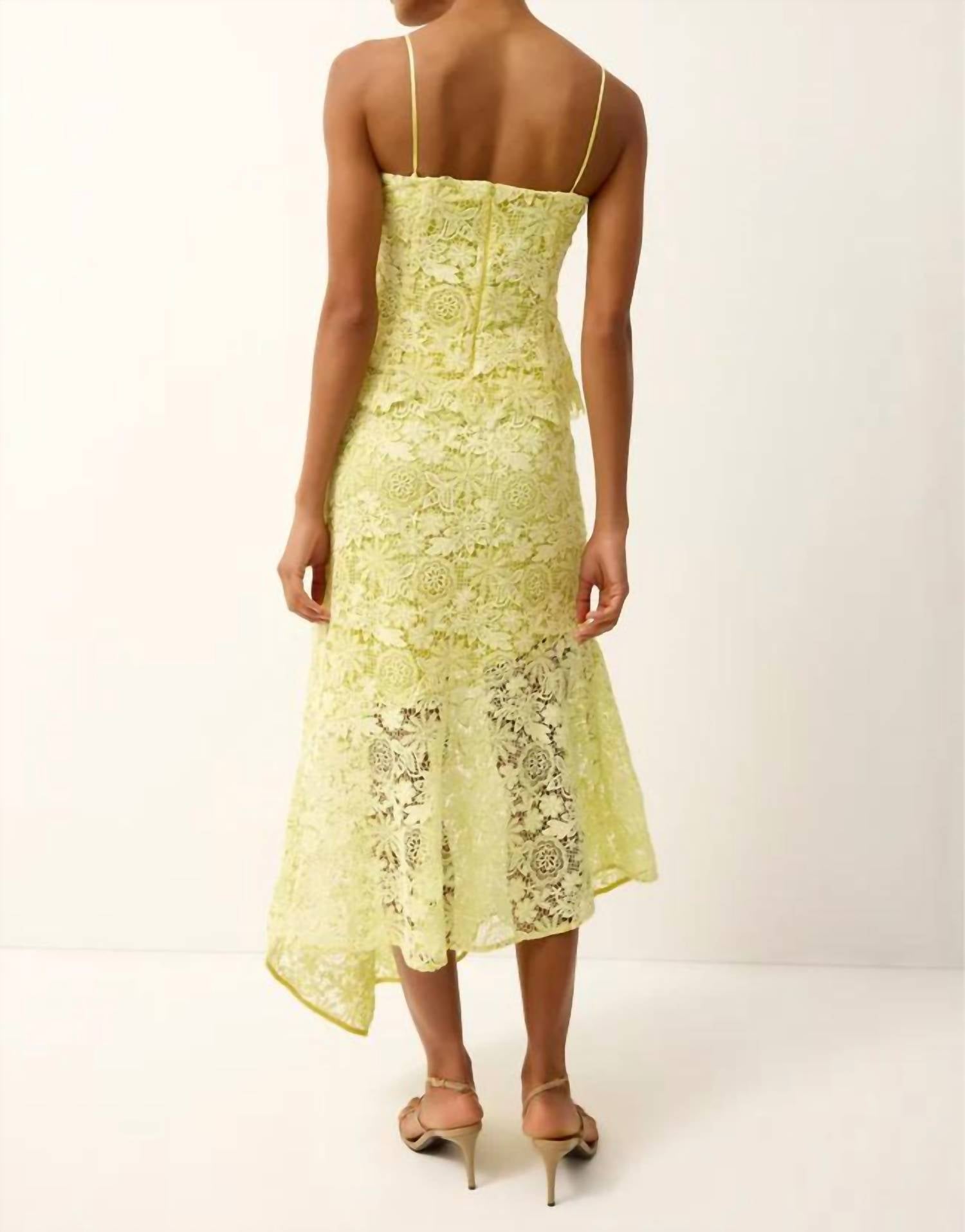 Marie Oliver - Casey Flounced Asymmetrical Skirt