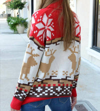 Esley Collection - Christmas Style Turtleneck Sweater