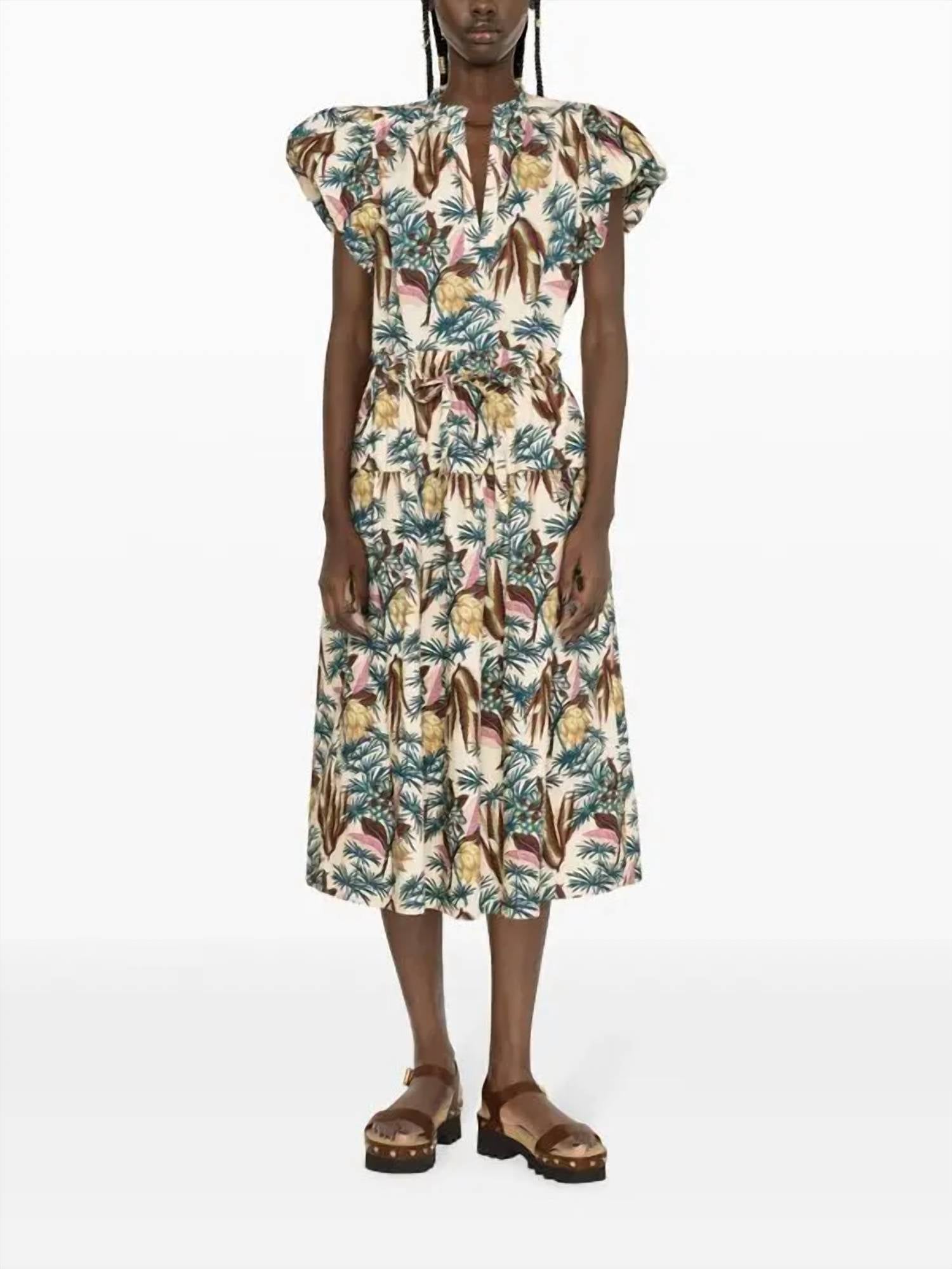 Ulla Johnson Fernanda Midi Skirt in wildflower - women's skirt