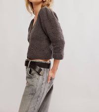 Free People - GEO FLORAL CARDIGAN