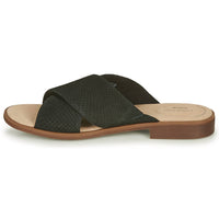Clarks Women's Declan Ivy Sandal in black nubuck - women's sandal - alternate view