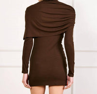 Line And Dot - Lior Draped Mini Dress