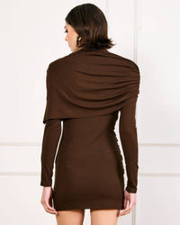 Line And Dot - Lior Draped Mini Dress