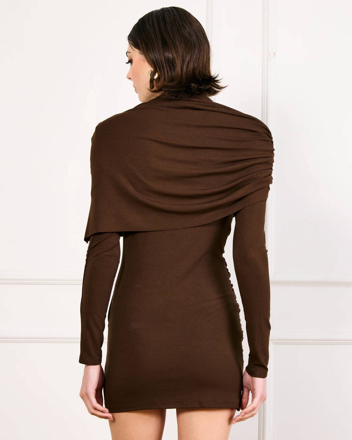 Line And Dot - Lior Draped Mini Dress
