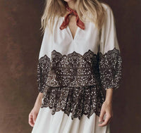 The Great. - Chariot V-neck Top