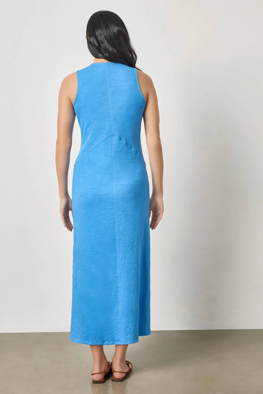 Lilla P - V Neck Seamed Maxi Dress