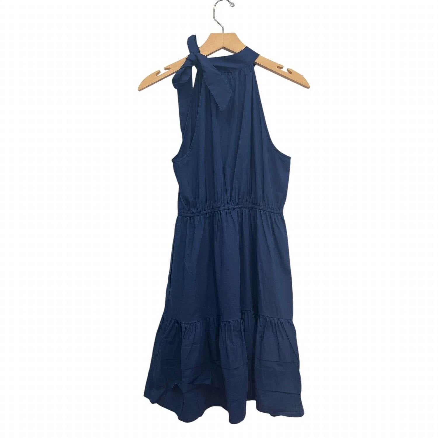 J.Crew - Poplin Halter-neck Mini Dress