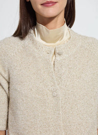 Lysse - Kennedy Lurex Feather Cardigan