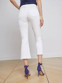 L'Agence - Women's Kendra High Rise Crop Flare Pants