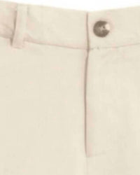 bella bliss Kid's Wilson Twill Short in khaki - kids' shorts - detail view