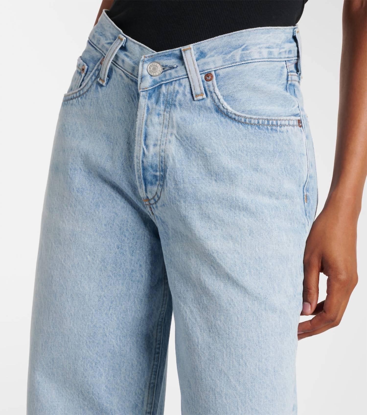 Agolde - V-waist Baggy High Rise Jeans