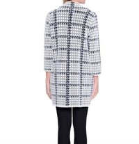 Multiples - Plaid Lapel Collar Jacket