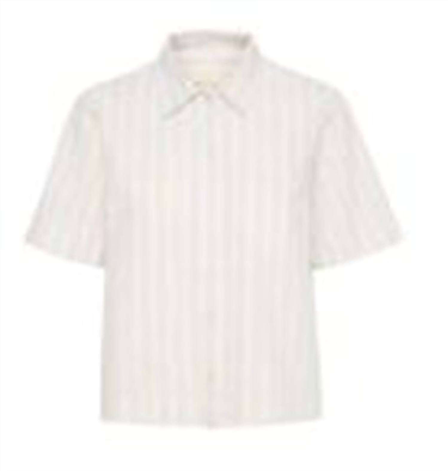 Part Two - Gefion Shirt in Bright White Stripe