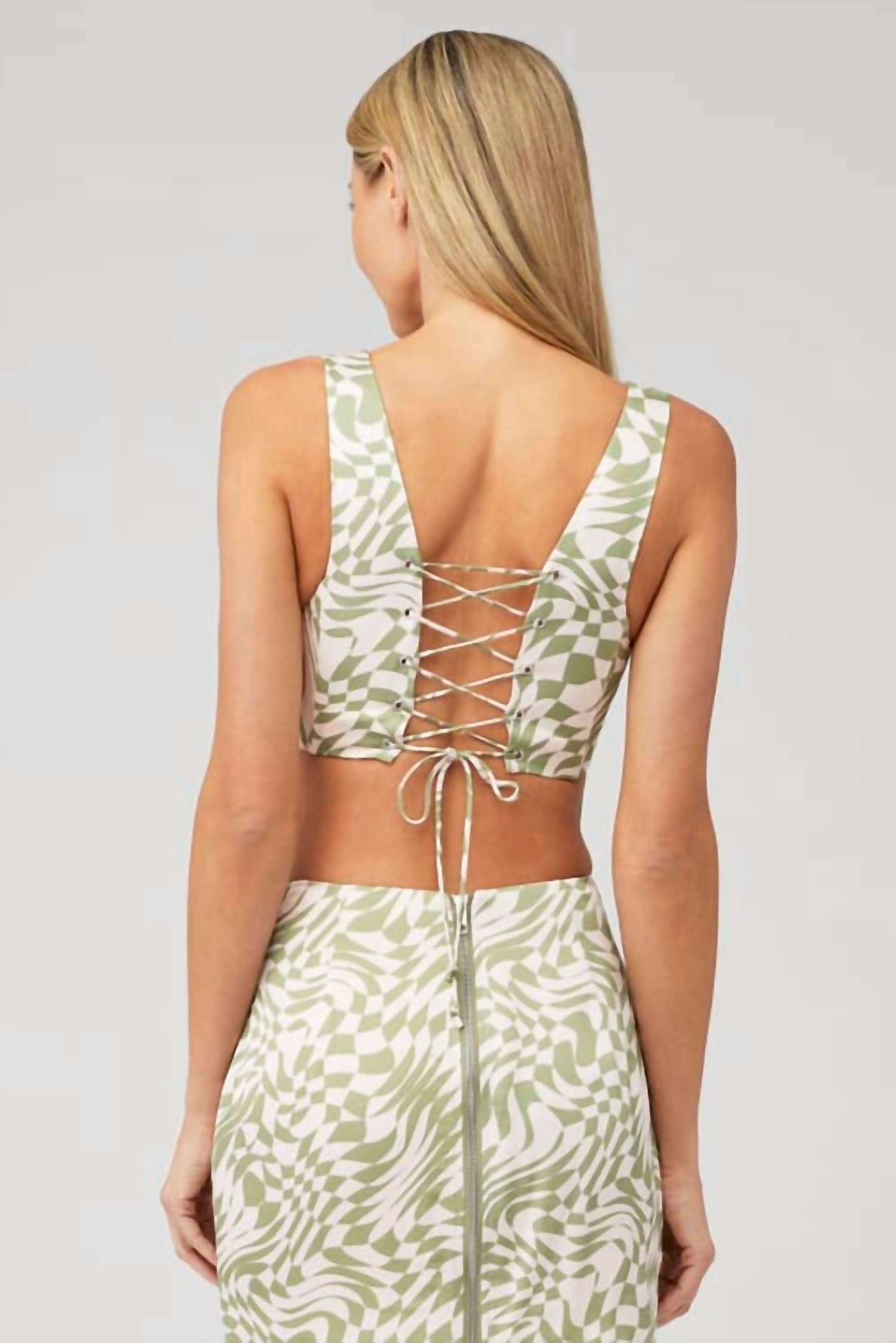 For Love & Lemons - Nomi Crop Top