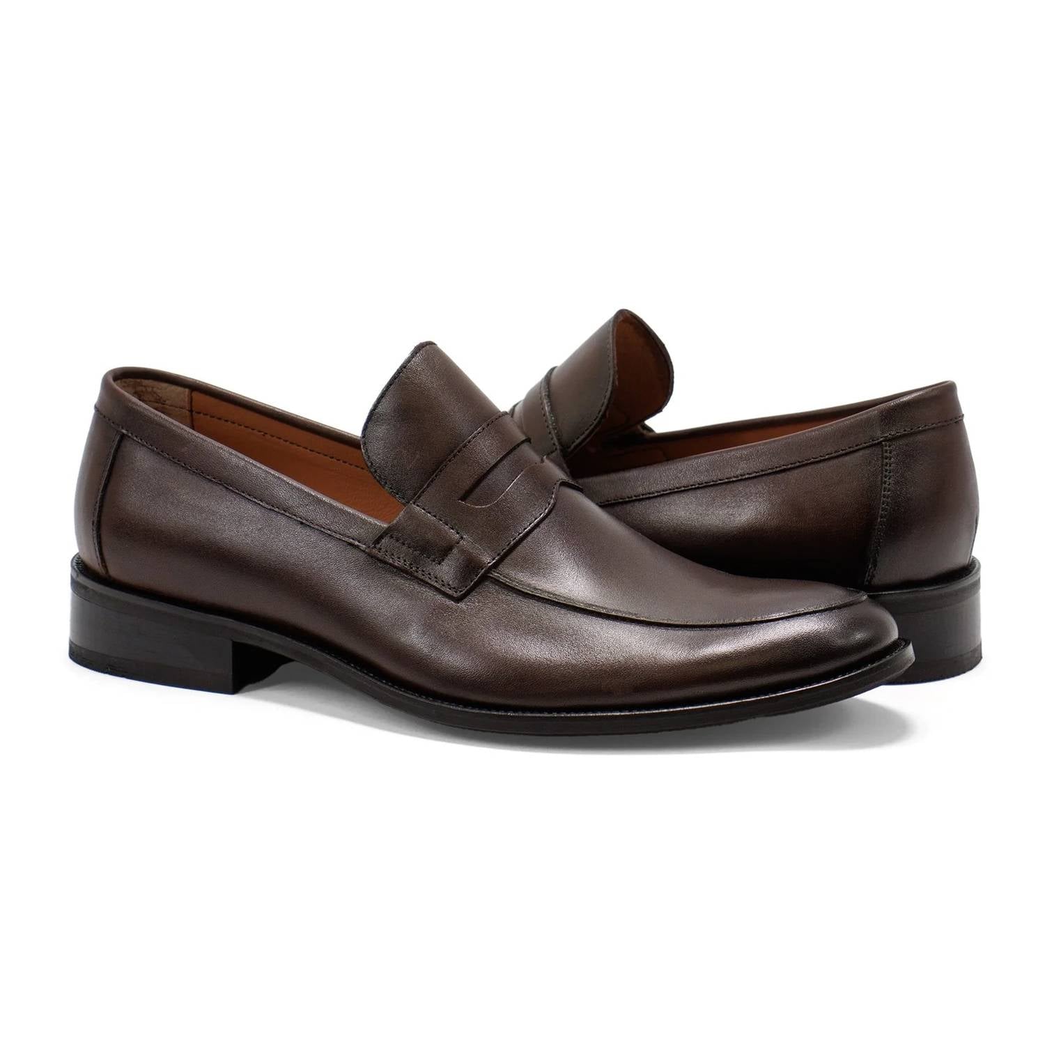 Hakki - Men's Paola Slip On Leather Loafers