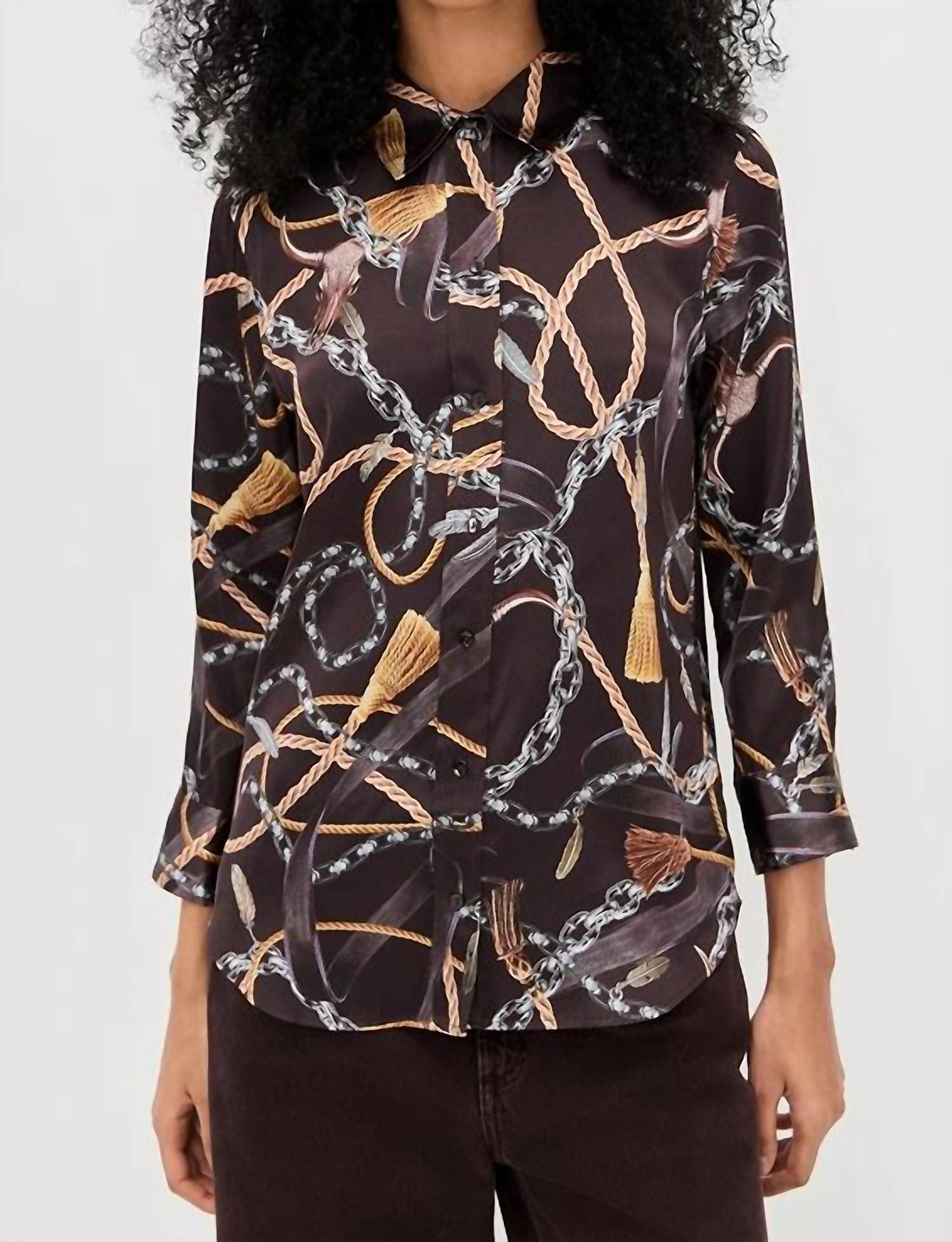 L'Agence - Dani 3/4 Sleeve Blouse
