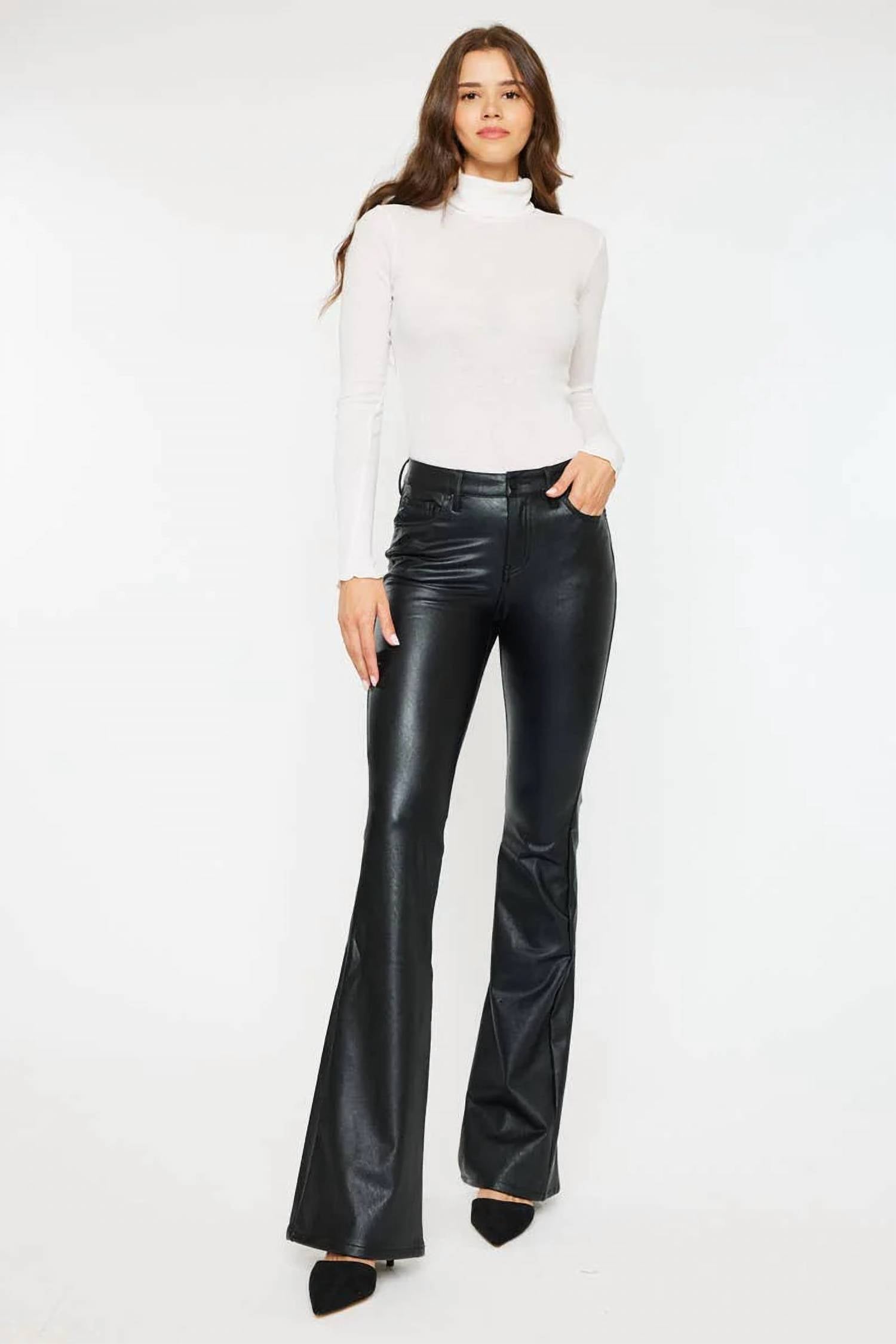 Kancan - Faux Leather Pants