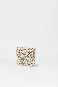 Simkhai - Women's Mccall Laser Cut Leather Clutch Bag