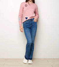 Charlie B - Solid Denim Flare Jean