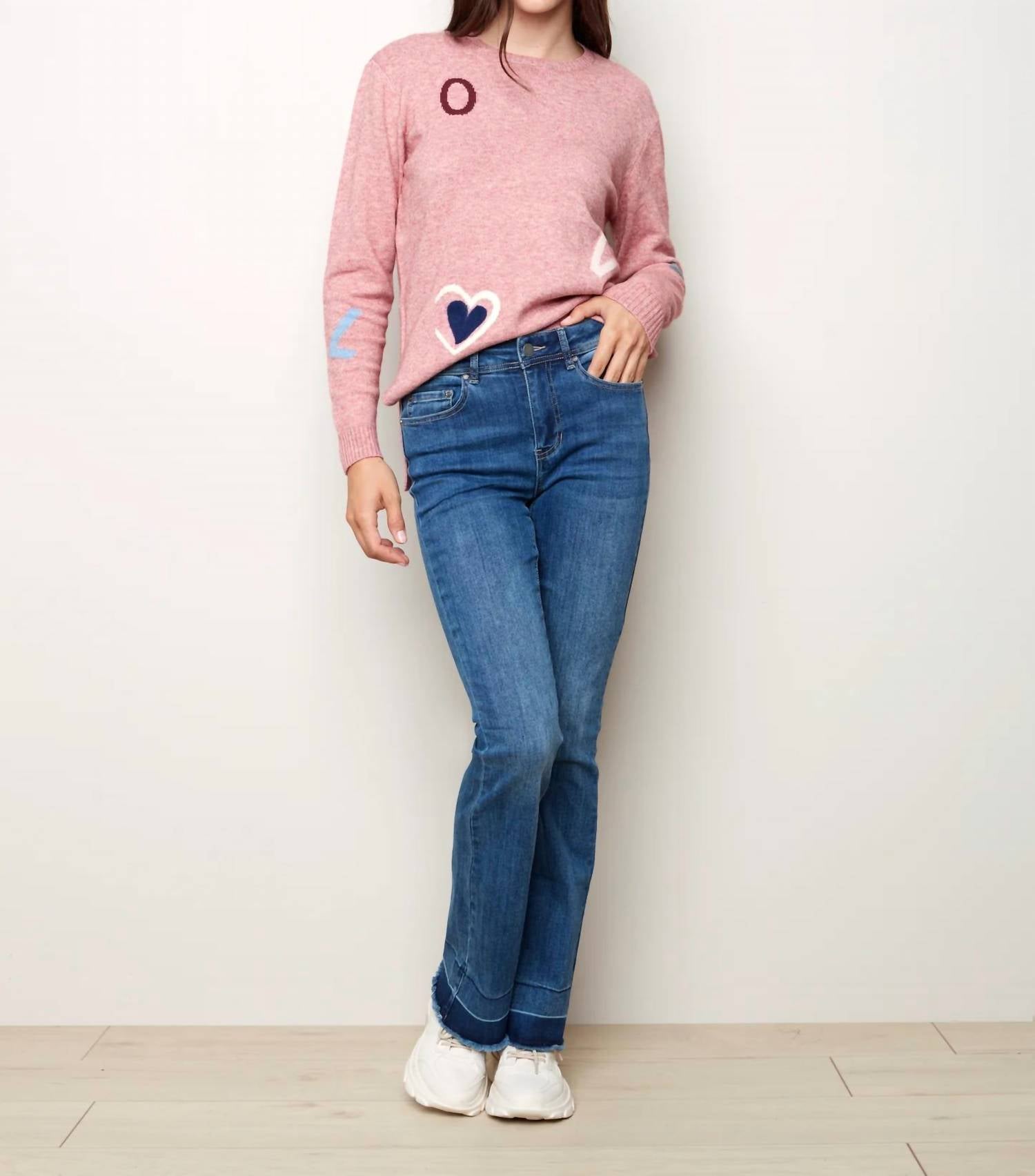 Charlie B - Solid Denim Flare Jean