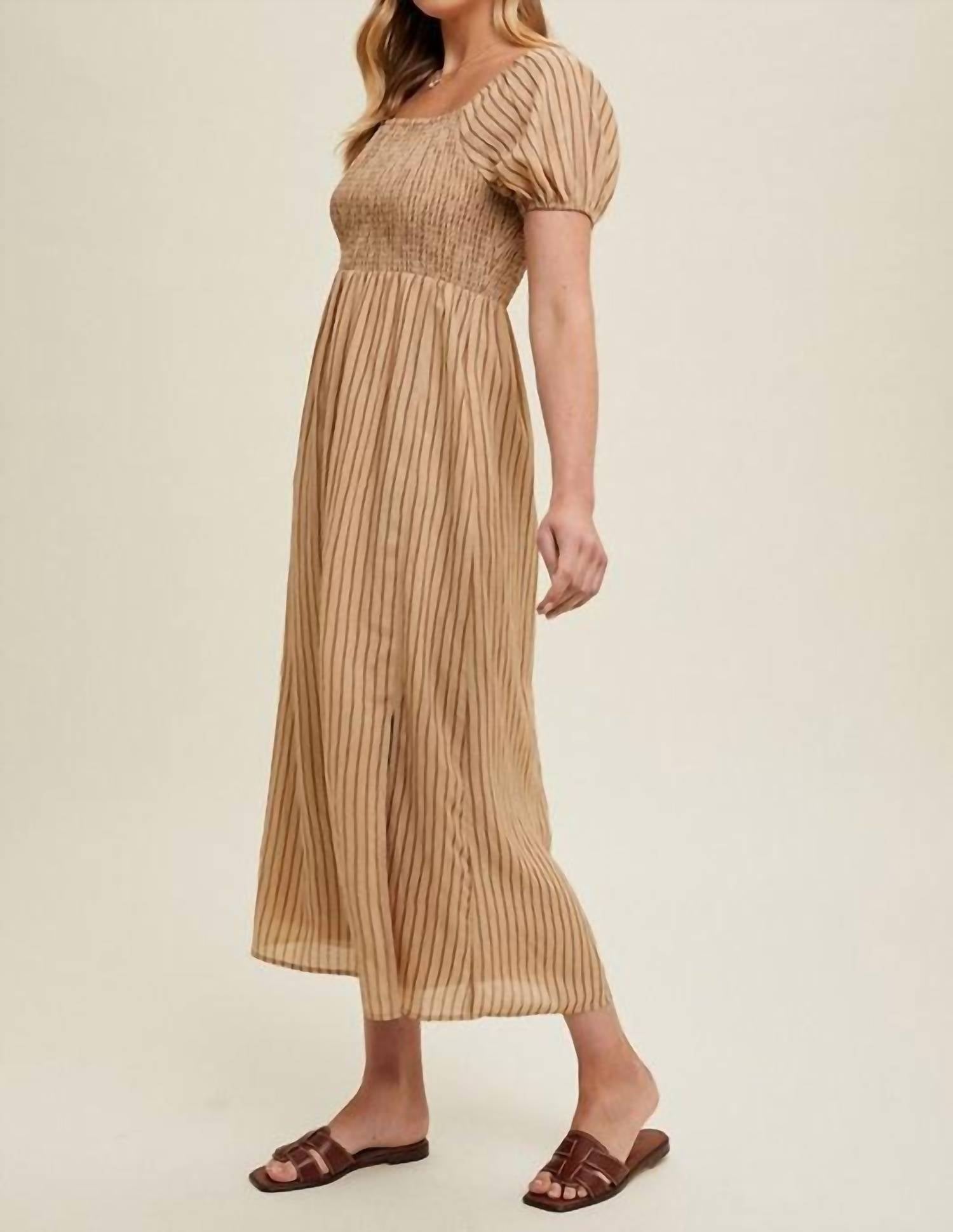 Wishlist - Easy striped midi dress