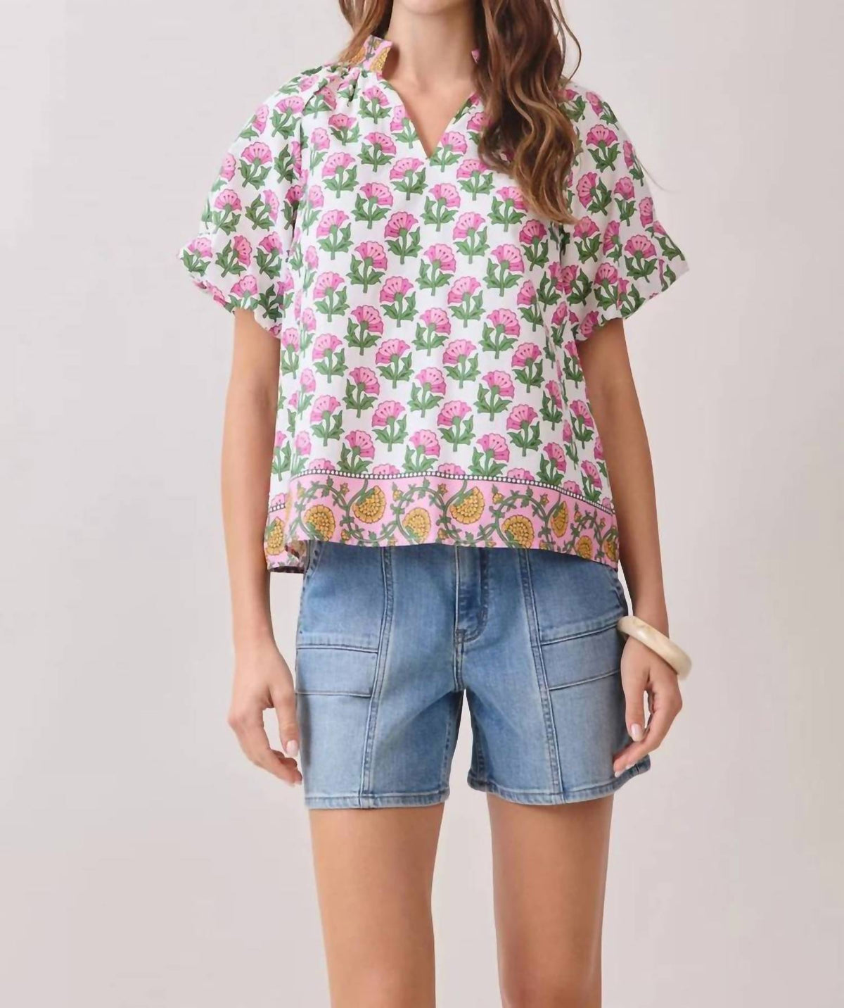 Tcec - Bloom Border Top