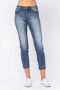 Judy Blue - Cropped Relaxed Fit Jeans