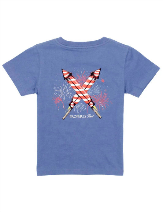 Properly Tied - Boy's Firecracker Short Sleeve Space Tee