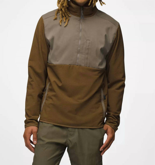 Prana - Gridlocked Fleece 1/2 Zip Sweatshirt