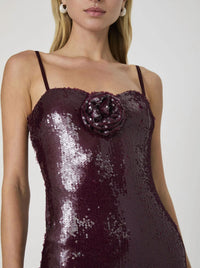 French Connection - Beatrice Sequin Corsage Mini Dress