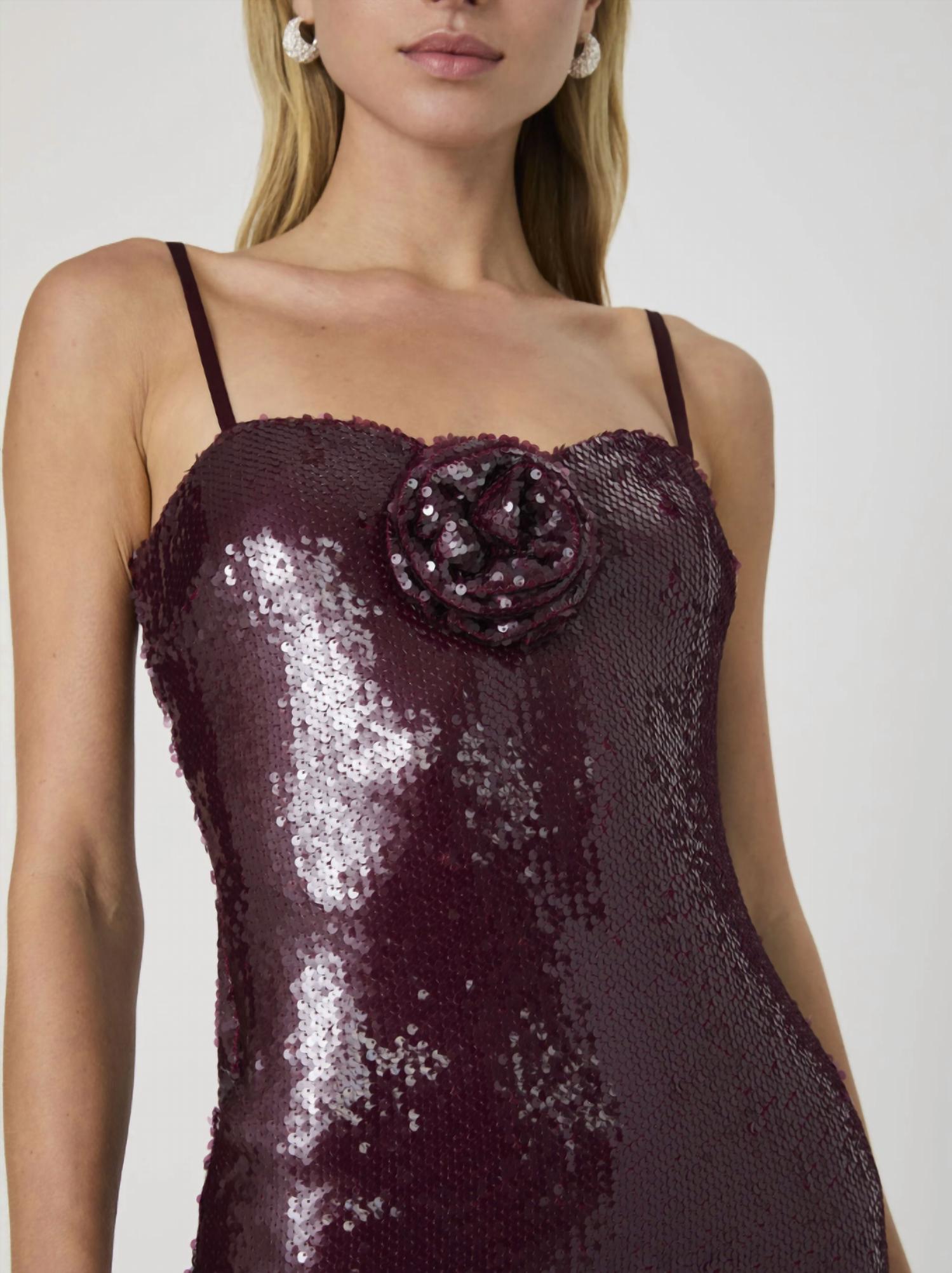French Connection - Beatrice Sequin Corsage Mini Dress
