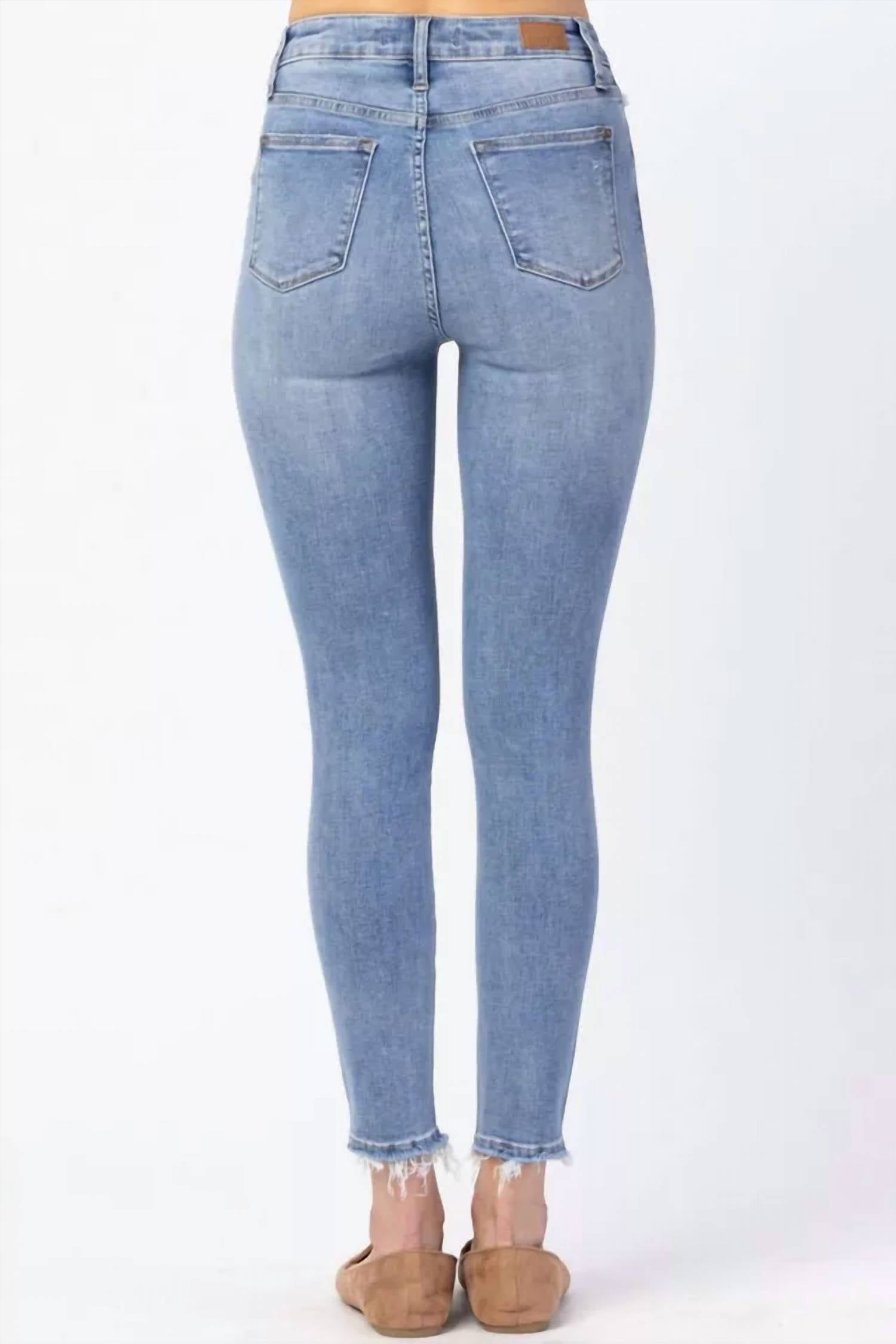 Judy Blue - Hi-Rise Button Fly Skinny Jean