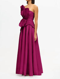 ACLER Sageston Maxi Gown in iris - women's dress - detail view