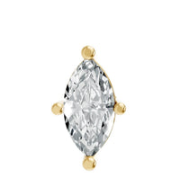 Aamiaa - Women's Marquise Shape 4 Prong Push Back Studs