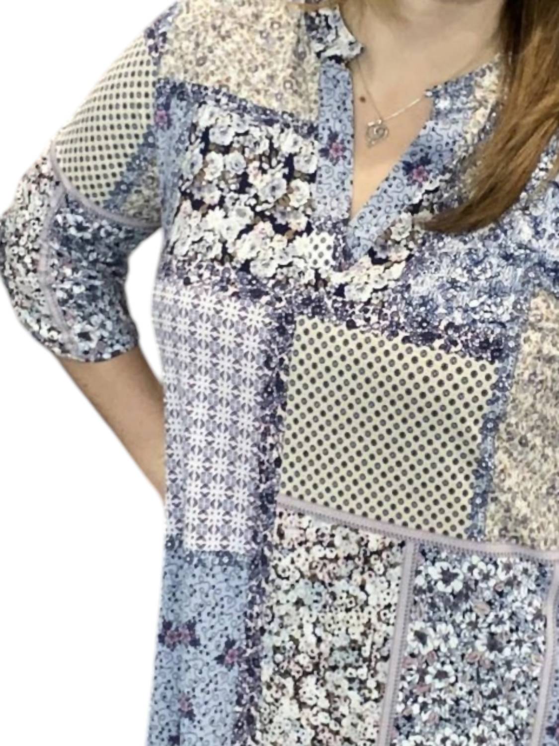 Honeyme - Plaid Gabby Tunic Top