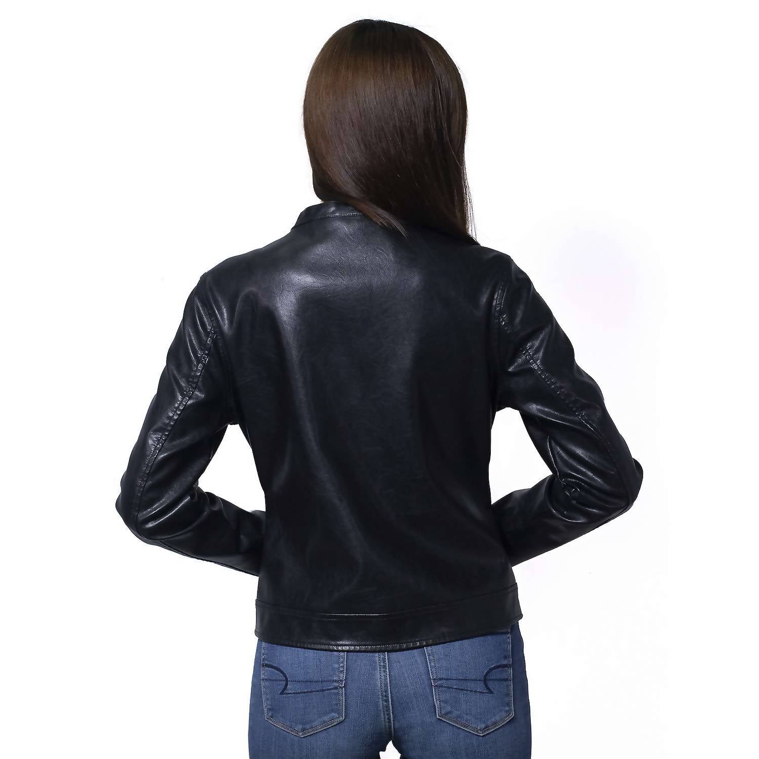 Lee - Synthetic Leather Racer Jacket