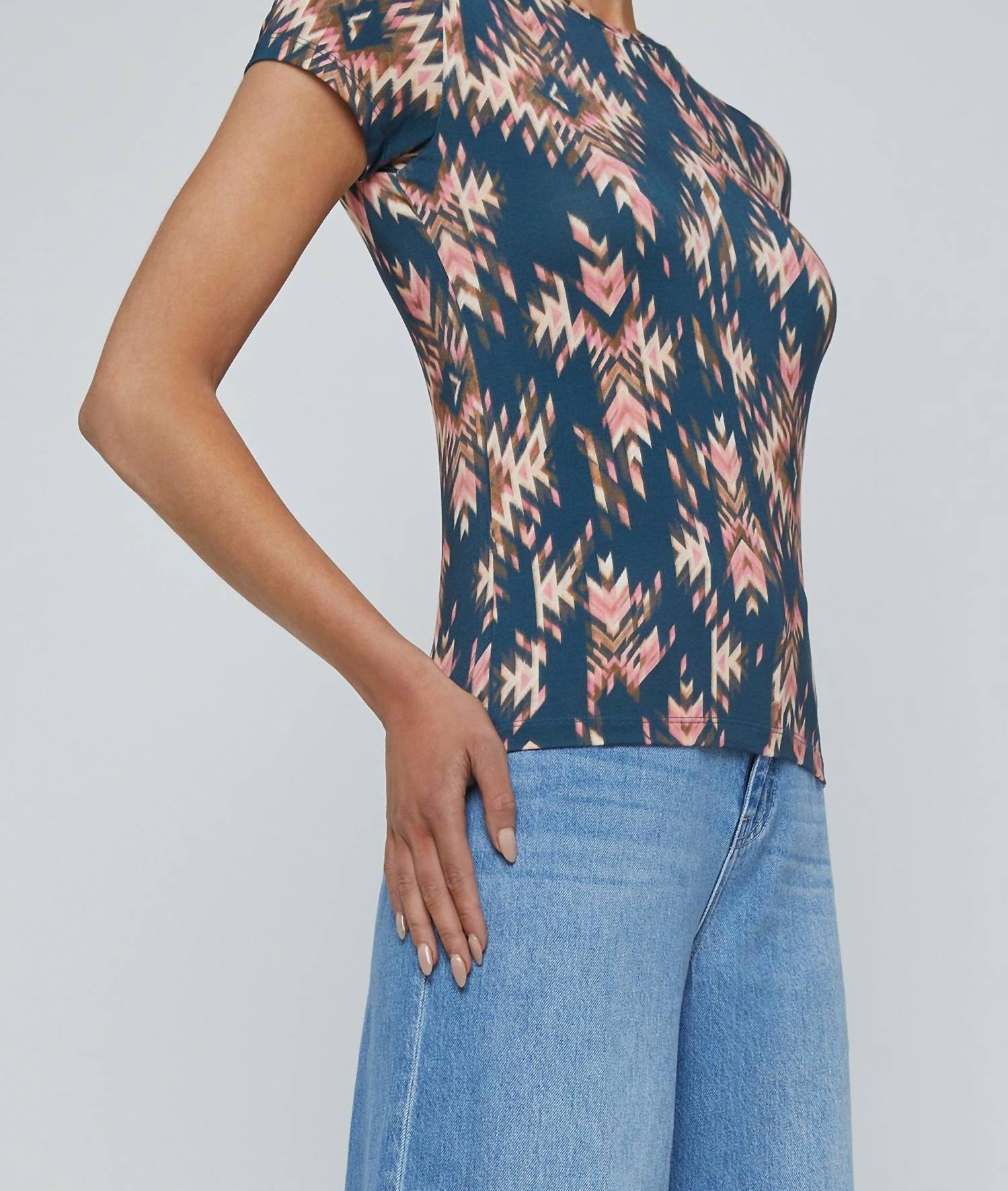 L'Agence - Ressi Short Sleeve Crew Tee