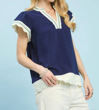 Umgee - Flutter Sleeve Top