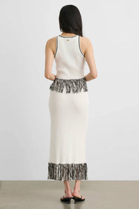 Toccin - Amora Fringe Midi Skirt