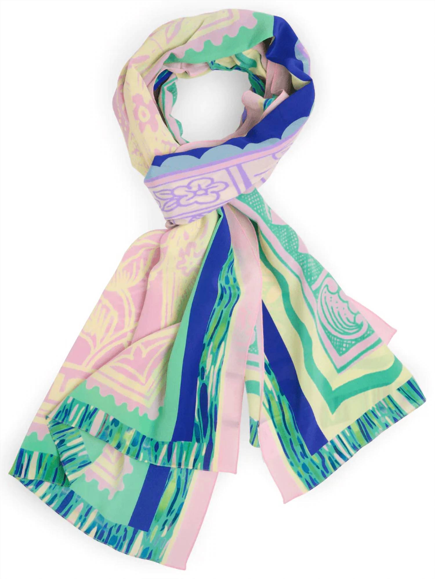 Marc Cain - Silk Printed Scarf